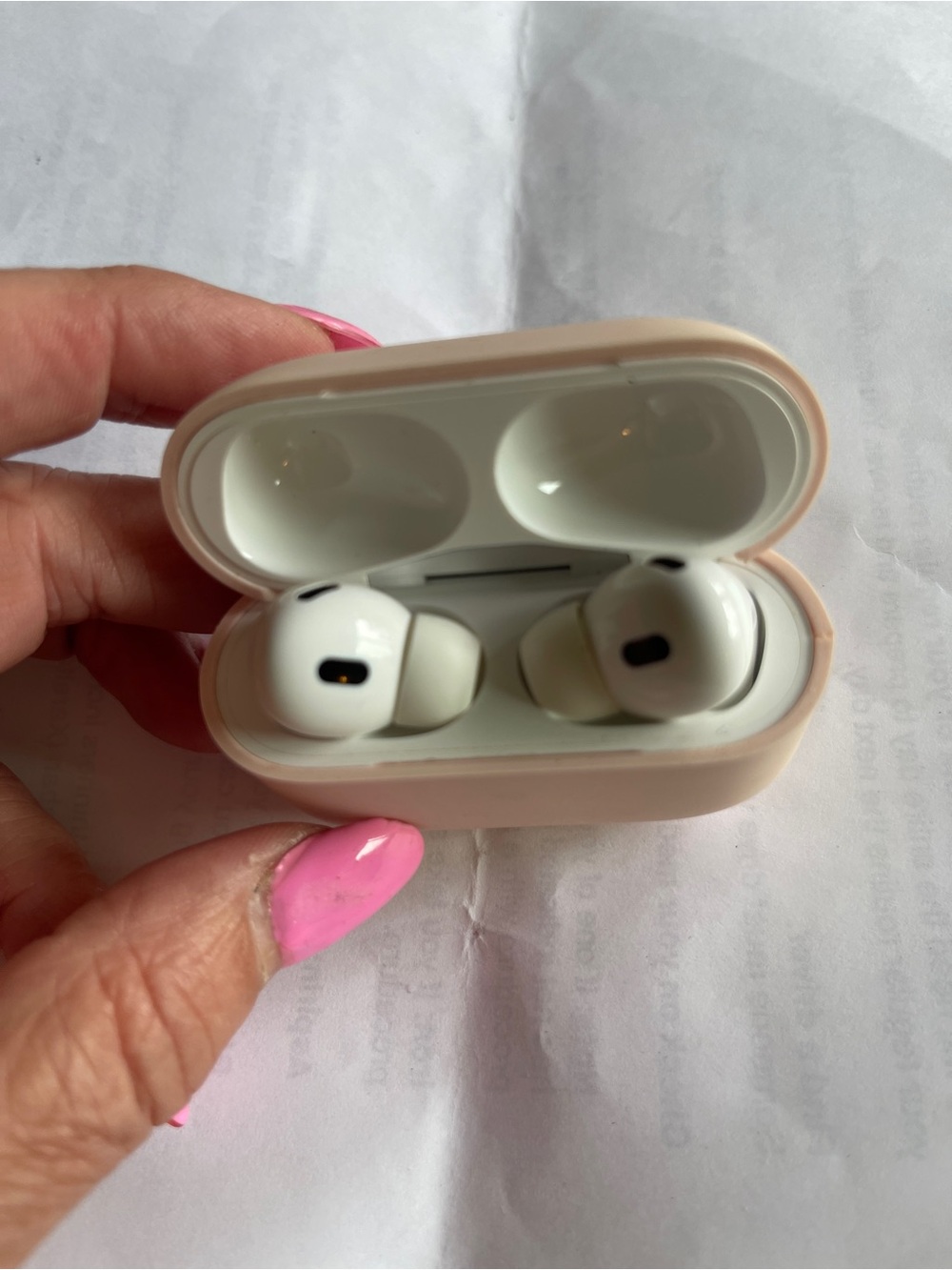 True Apple AirPods Pro- Wireless Earbuds with Pink Charging Case